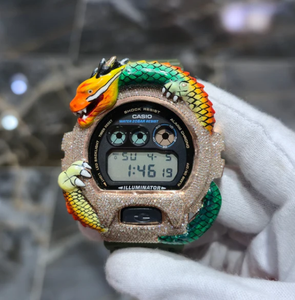 Reloj Mecánico Analógico de Lujo Shreeji Jewels VVS Moissanite de Alta Calidad con Alarma GPS, Resistente al Agua 3BAR, 42MM - Product Image 1