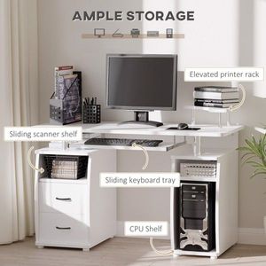 Scrivania Moderna in Legno per Ufficio Domestico, Camera da Letto e Soggiorno - Product Image 6