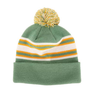 Bonnet en tricot de qualité supérieure pour le football, bonnet d'hiver élégant à revers, casquette tendance pour les fans de sport, idéal pour le sport et les loisirs - Product Image 2