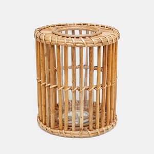Pas cher prix verre titulaires lumière de thé bougie votive titulaire rotin suspendus lanternes à la main pour la décoration de jardin - Product Image 6