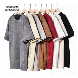 เสื้อยืดผู้ชายสไตล์วินเทจ ล้างสีแบบแอซิด พร้อมโลโก้สั่งทำ ผ้าคอตตอน 100% หนานุ่ม ทรงโอเวอร์ไซส์ แขนสั้น สวมใส่สบาย - Product Image 4