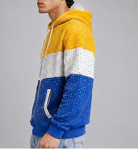 Sweat-shirt unisexe à capuche zippé, coupe classique, décontracté, manches régulières, poche, tricoté en polyester anti-boulochage 260g, hiver - Product Image 4