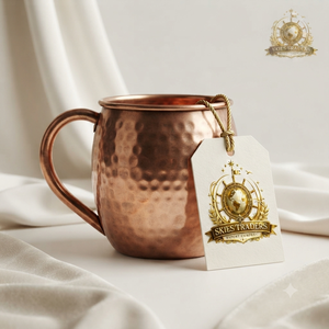 Embossed Vintage Pattern Pure Solid Copper Moscow Mule <b>Mug</b> Heavy Duty <b>Metal</b> Cocktail Beer Drinking Cup Wholesale Barware - Product Image 3