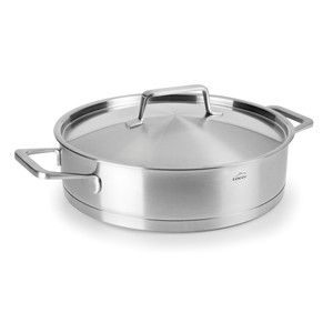 Teglia per crostata con coperchio in acciaio inox 28 cm Lacor - Product Image 1