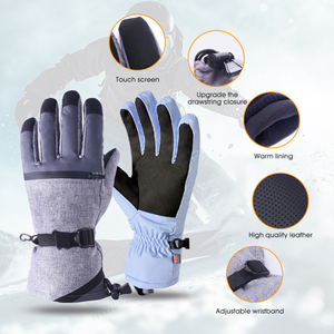 Waterproof Ski Mittens Thermal Winter Snowboard Gloves for Men Women Outdoor Cold Weather Wholesale Custom Logo - Product Image 4