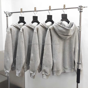 Sudaderas con Capucha de Felpa Francesa, 100% Algodón, Talla Grande, Diseño Casual con Cremallera, Estampado Floral para Hombre y Mujer, Venta al Por Mayor Personalizada - Product Image 4