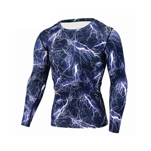 Chemises de compression pour hommes, dernière tendance, vente chaude, vêtements de fitness confortables, 100% coton - Product Image 4