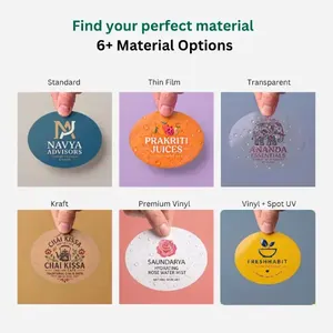 Etiquetas de Productos Personalizadas, Adhesivos de Vinilo Premium Impermeables para Frascos, Botellas, Empaquetado y Marca - Product Image 5