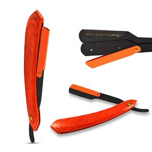 RSI NL-4rr Men's Face Razor 5 <b>Blades</b> Lubricating Strip Trimmer Stainless Steel Handle Non-Disposable for Hotel/Outdoor/<b>Barber</b> - Product Image 6