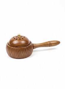 CRAFTSY HOME Handmade Durable Luxurious <b>Sandalwood</b> <b>Incense</b> Burner Handle Eco-Friendly Religious Use Indian Aromatherapy Diffuser - Product Image 6