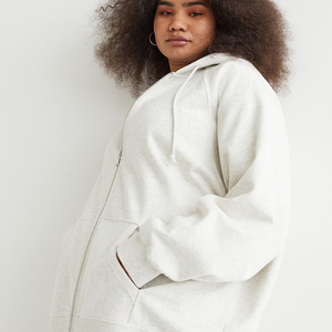 Nueva Sudadera con Capucha para Mujer, a la Moda, de Alta Calidad, Servicio OEM, 100% Algodón, Diseño de Camuflaje Personalizado, Sudadera Corta para Mujer - Product Image 2