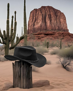 Sombrero de Cuero Genuino, Estilo Clásico, Ala Corta, Elegante, para Vestir, Venta al por Mayor en EE. UU. y Europa, Prenda de Moda - Product Image 4