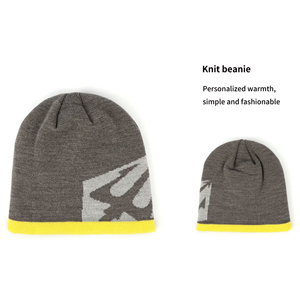Wholesale Custom Beanie Cap Embroidery Jacquard Hat Unisex 100% Acrylic Simple Cap Knitted Gorras Winter <b>Ski</b> Beanie Little Cuff - Product Image 3