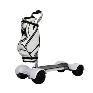 DISPONIBLE DÉJÀ - Chariot de golf électrique pour une personne - Nouvelle arrivée - Porte-sac de golf - Chariot de golf avec une autonomie de 30 km - Performances de haute puissance - Product Image 3