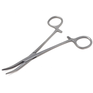 ผลิตภัณฑ์ยอดนิยม คีมหนีบห้ามเลือดแบบโค้ง Kelly Hemostat Locking Forceps ขนาด 5.5 นิ้ว ทำจากสแตนเลสสตีล วัสดุคุณภาพดีเยี่ยมสำหรับเครื่องมือผ่าตัด - Product Image 1