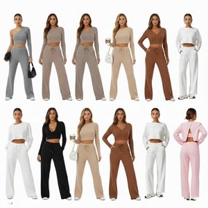 Conjuntos de Dos Piezas para Mujer en Oferta, Chaqueta con Cierre y Pantalones Cortos con Logotipo Personalizado, Conjuntos de Ropa para Chicas, Conjuntos de Ropa para Mujer al por Mayor - Product Image 2