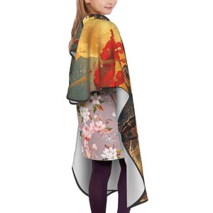 Cape de Coiffure Enfant Design Coloré Haute Qualité Vente en Gros Couleurs Uniques Fournisseur ODM 2026 - Product Image 2