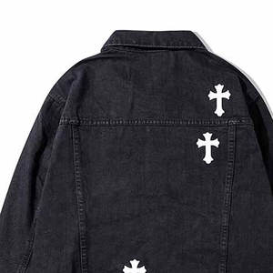 Chaqueta Unisex con Capucha de Lona y Mezclilla, Logotipo Frontal, Ecológica, Transpirable, Moderna, Informal, Tejido de Primera Calidad, Ajuste Cómodo, Invierno - Product Image 6