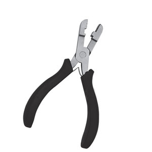 Professional Hair Extension <b>Beading</b> Tool Kit High-Quality Gold Pliers with <b>Needle</b> & Elegant Leather Pouch for Hair Styling - Product Image 4