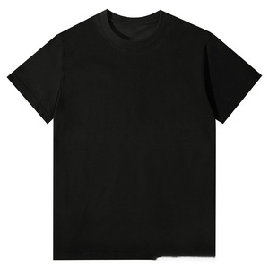 เสื้อยืดผู้ชายและผู้หญิงแบบถักน้ำหนัก 220 กรัม สำหรับฤดูร้อน  ปักโลโก้ตามแบบ OEM  ออกแบบลายพิมพ์  สีพื้นเรียบง่าย  คอเสื้อไม่โปร่งแสง - Product Image 3