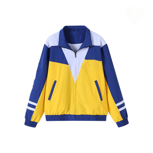 เสื้อแจ็คเก็ตกันลมแบบซิปเต็มตัว A&T รุ่น Custom สไตล์ Greek Life สำหรับสั่งซื้อจำนวนมาก ขายส่ง เหมาะสำหรับมหาวิทยาลัยและวิทยาลัย  ชุดนักเรียนชายหญิง สไตล์ชมรมนักเรียนชายหญิง - Product Image 1