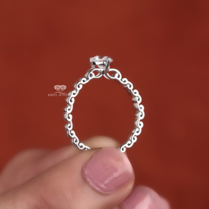Lab Grown <b>Heart</b> <b>Shape</b> Diamond Engagement Ring 14K Gold Minimalist Solitaire Bridal Ring Wedding Jewelry Manufacturer Supplier - Product Image 6