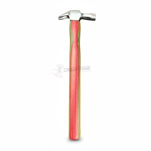 Balanced Horseshoe Nail Driving Hammer Steel Head Wooden Handle for Farrier Nail Driving and Hoof Adjustment Removing Shoe - Product Image 1