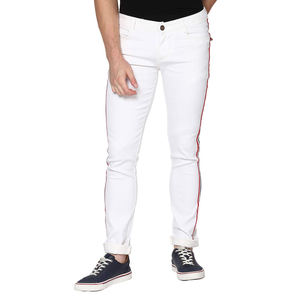 Jeans de mezclilla negros para hombre Shuja Sports, corte ajustado, lavado ácido, transpirables, elásticos, de algodón, con cierre de botón, ligeros, casuales, al por mayor - Product Image 6