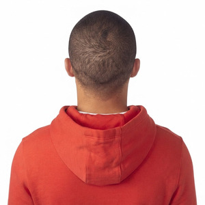 Saar Industries Men's Red <b>Fleece</b> <b>Hoodie</b> with White Pocket and Logo Print Casual Loose Fit Winter Wear Anti-Pilling - Product Image 4