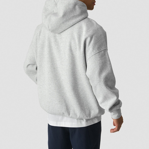 เสื้อฮู้ดดี้ผู้ชายไซส์ใหญ่ ผ้าฝ้าย 100% มีกระเป๋า ใส่ได้ทั้งฤดูใบไม้ร่วงและฤดูหนาว ระบายอากาศได้ดี สวมใส่สบาย เหมาะกับกิจกรรมกลางแจ้ง ขายส่งจำนวนมาก ปรับแต่งได้ - Product Image 2