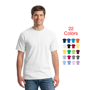 เสื้อยืดโอเวอร์ไซส์ผู้ชาย ผ้าฝ้าย 100% แขนสั้น คอกลม สีพื้น ใส่สบาย ระบายอากาศได้ดี ผ้าเจอร์ซีย์ถัก พิมพ์ลายโลโก้ด้านหน้า - Product Image 2