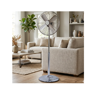 Ventilateur sur pied électrique rechargeable de luxe haute vitesse pour grande pièce, idéal pour la maison - Product Image 5