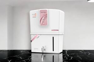 Purificador de agua Aqua Moor blanco y rosa, acrílico, con filtro de ósmosis inversa, cobre y zinc, pantalla digital, tanque de almacenamiento de 12 litros, tecnología alcalina de cobre y zinc. - Product Image 5