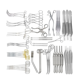 Juego de Cirugía Vascular de Acero Inoxidable de Primera Calidad, Instrumentos Quirúrgicos Manuales de Acero Inoxidable Reutilizables - Product Image 1