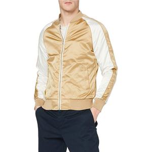 Veste en satin pour hommes, tenue américaine personnalisable, manches courtes, design de bande, à la mode, bon marché, vente en gros, - Product Image 4