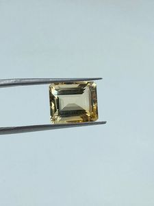 Pierre précieuse naturelle Citrine transparente de qualité supérieure, coupe baguette, 10x12mm, 12,22 carats, jaune, 2 pièces pour la fabrication de bijoux, 2 pièces - Product Image 2