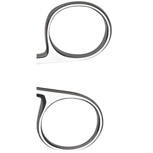 Ciseaux dentaires, instruments dentaires, ciseaux à iris courbés, acier inoxydable de haute qualité, ciseaux à bandage manuels Lister, ergonomiques - Product Image 2