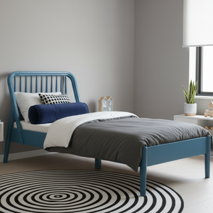 Lit enfant moderne en bois massif style ferme, couleur personnalisable, pour chambre de tout-petit, salon, appartement - Garçons et bébés - Product Image 2