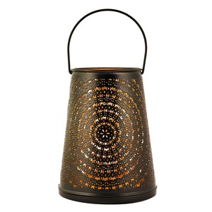 Lanterne découpée à la presse avec poignée pour la décoration de la maison, décoration de mariage, accessoires de jardin, lanterne pour la décoration de la maison - Product Image 1