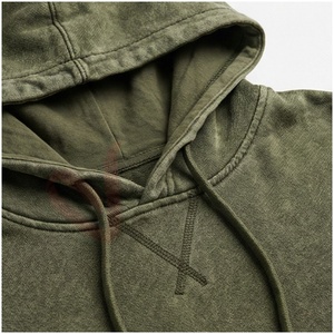 Conjunto Deportivo con Capucha para Hombre, Color Verde Oliva, Manga Larga, Color Sólido, Casual, Transpirable, Corte Regular, Ropa de Otoño - Product Image 4