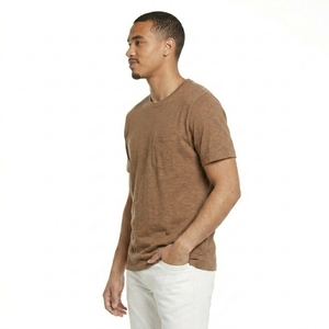 T-shirt Streetwear Oversize à Épaules Tombantes, T-shirt Oversize Épais, T-shirt à Manches Côtelées - Product Image 1