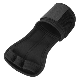 Agarraderas de Mano Ajustables Negras para Ejercicios de Dedos con Correa para Muñeca y Tres Lazos para los Dedos, para Entrenamiento de Fuerza - Product Image 1