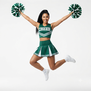 Custom Cheer <b>Dance</b> Uniform <b>Dress</b> with Lightweight Moisture Wicking Fabric for Sports Training and Stage Performance - Product Image 1