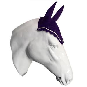 Cache-oreilles en coton maillé fait main pour chevaux, protection anti-moustiques, vente en gros - Product Image 1