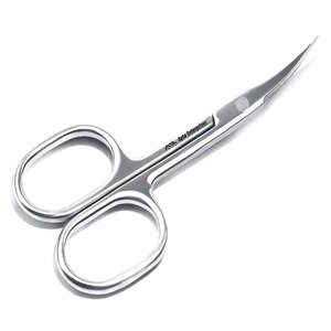Ciseaux à ongles et à cuticules en acier inoxydable à pointe incurvée super tranchante de 3,5 pouces pour une coupe précise des ongles des doigts et des orteils - Product Image 1