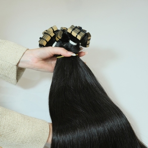 Venta al por mayor de alta calidad 100% natural virgen vietnamita extensiones de cabello humano cinta estilos de cabello - Product Image 2