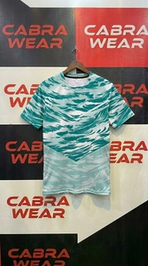 Maillot de football unisexe à manches courtes et col rond, imprimé vague sublimé, en polyester anti-humidité, personnalisable avec le nom de l'équipe, vêtement d'été - Product Image 2