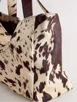 Sac fourre-tout en cuir véritable pour femme, style bohème, sac à bandoulière de voyage, mode, étanche, avec fermeture éclair et broderie