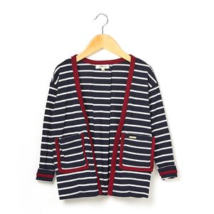 ODM Custom Print Rolled <b>Edge</b> Female Kids Girls <b>Cardigan</b> Jackets - Product Image 5
