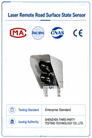 Sensor de Superficie Vial Integrado RS485 4-20mA IP68 Acero Inoxidable 316L para Detección de Hielo, Agua y Nieve en Pavimento DC12-24V CE